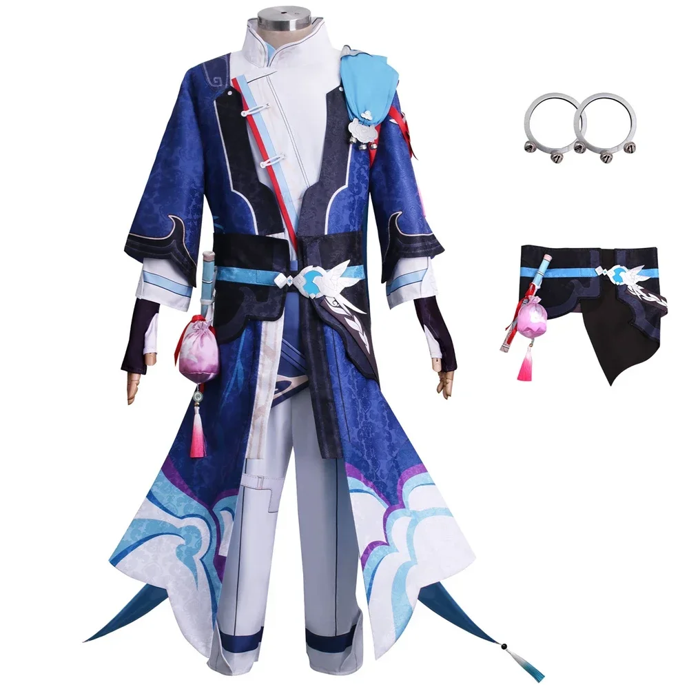 Yanqing Cosplay Game Honkai Star Rail Costumes Man Swordsman Kendo Uniform Cloak Wig Halloween Carnival Party Costume
Yanqing Cosplay Game Honkai Star Rail Costumes Man Swordsman Kendo Uniform Cloak Wig Halloween Carnival Party Costume