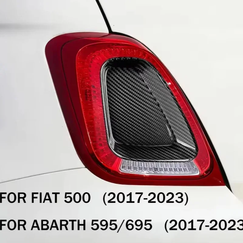 For FIAT 500 ABARTH 595 695 Real Dry Carbon Fiber Sticker 595C Rear Tail Light Cover Decoration plate modificatio BODY KIT 17-23
For FIAT 500 ABARTH 595 695 Real Dry Carbon Fiber Sticker 595C Rear Tail Light Cover Decoration plate modificatio BODY KIT 17-23