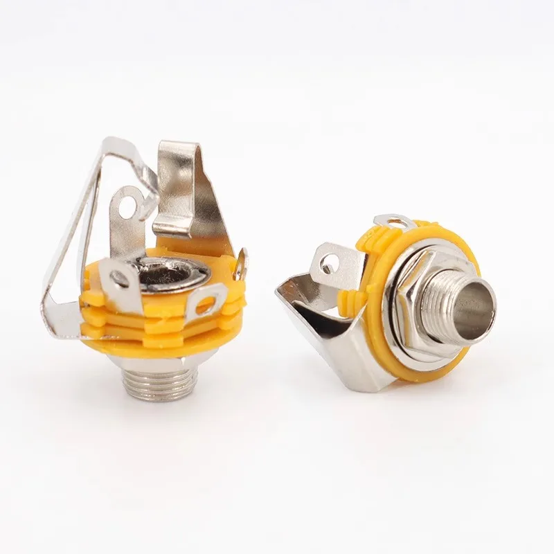 10PCS 6.35mm / 6.5mm 3 Pole Stereo Plug jack Audio Female Connector 6.35 Welding Type Panel Socket DIY Parts
10PCS 6.35mm / 6.5mm 3 Pole Stereo Plug jack Audio Female Connector 6.35 Welding Type Panel Socket DIY Parts