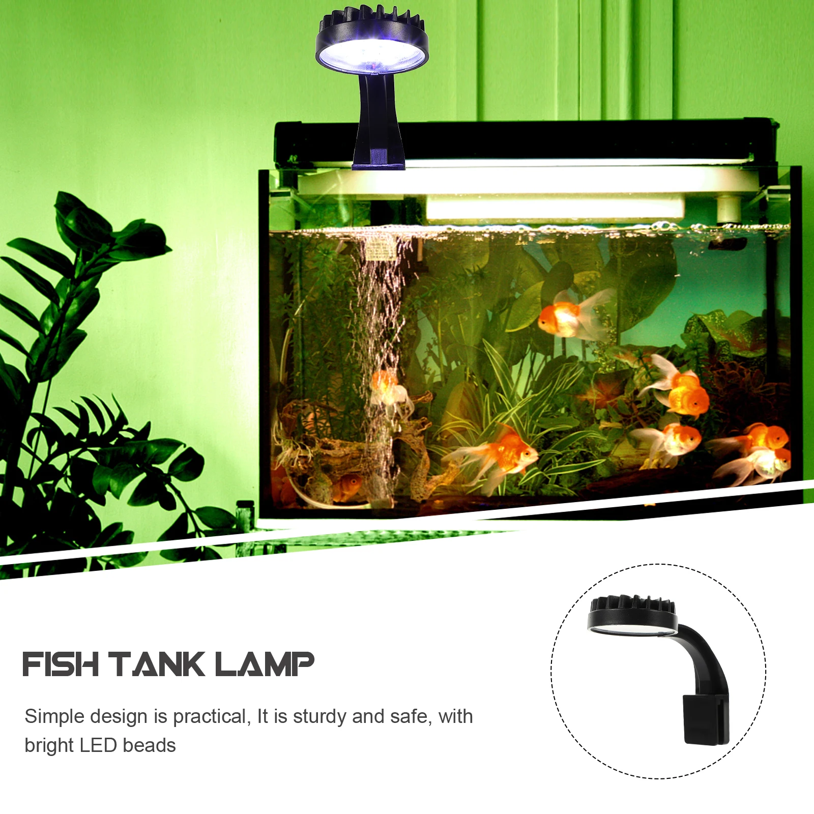 Fish Tank Clip Lamp Durable Plastic LED Aquarium Light Easy Install Beautiful Design Safe Efficient Household Supply Long
Fish Tank Clip Lamp Durable Plastic LED Aquarium Light Easy Install Beautiful Design Safe Efficient Household Supply Long