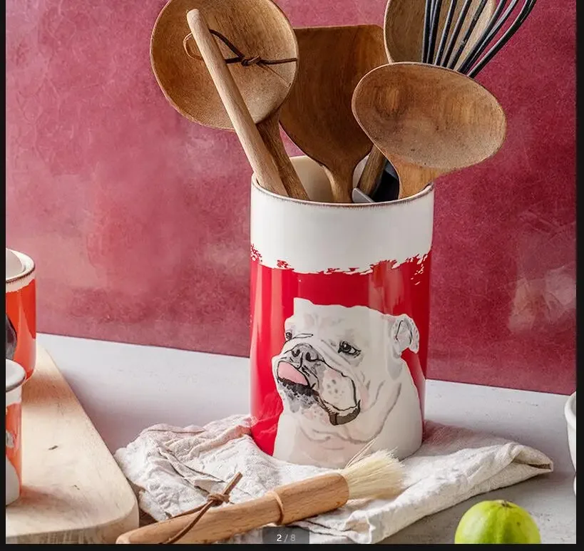 Kitchen Supplies Dog Chopsticks Basket Ceramic Chopsticks Holder Storage Tank Cutlery Storage Box Home Organizer Storage Bottle
Kitchen Supplies Dog Chopsticks Basket Ceramic Chopsticks Holder Storage Tank Cutlery Storage Box Home Organizer Storage Bottle