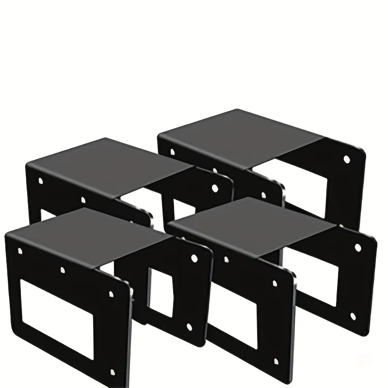 4Pcs Outdoor Metal Firewood Rack Brackets, Heavy Duty Wall Mount Log Storage Holder
4Pcs Outdoor Metal Firewood Rack Brackets, Heavy Duty Wall Mount Log Storage Holder