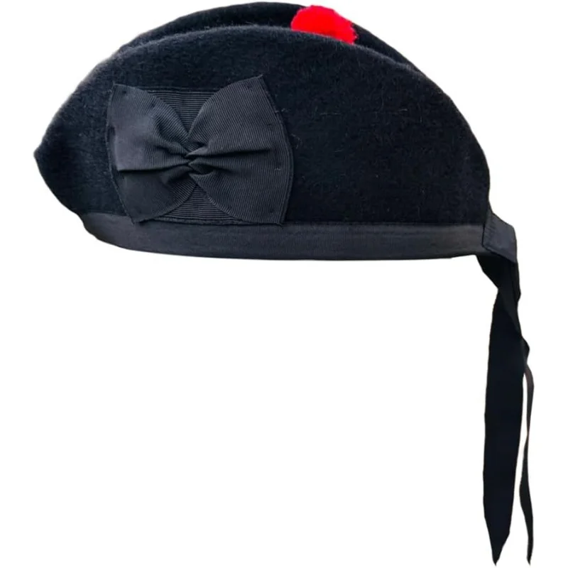 New Glengarry Plain Black Wool Scottish Bagpipe/Kilt Hat (7 1/4 - (UK 58))
New Glengarry Plain Black Wool Scottish Bagpipe/Kilt Hat (7 1/4 - (UK 58))