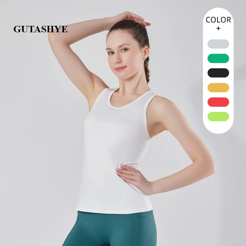 Women Breathable Sports Tank Top Outdoor Track Field Running Sleeveless Fitness Vest Pilates Yoga Training Workout Tops
Women Breathable Sports Tank Top Outdoor Track Field Running Sleeveless Fitness Vest Pilates Yoga Training Workout Tops