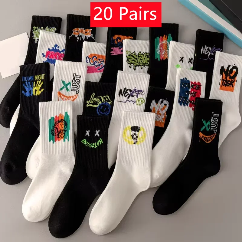 10/20 пар мужских и женских спортивных носков, повседневных, дышащих и универсальных. Персонализированные носки с граффити Ghost Face
10/20 пар мужских и женских спортивных носков, повседневных, дышащих и универсальных. Персонализированные носки с граффити Ghost Face