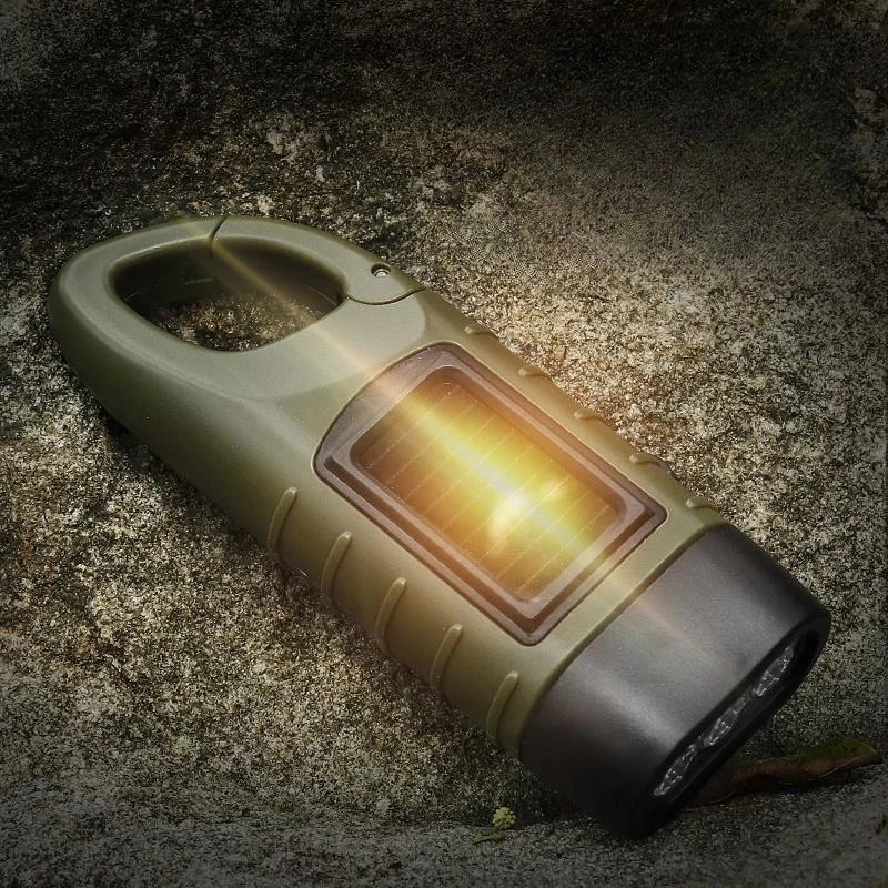 LED Camping Lantern Hand Crank Dynamo Flashlight Solar Powered Portable Tent Light for Outdoor Emergency Hiking Mountaineering
LED Camping Lantern Hand Crank Dynamo Flashlight Solar Powered Portable Tent Light for Outdoor Emergency Hiking Mountaineering