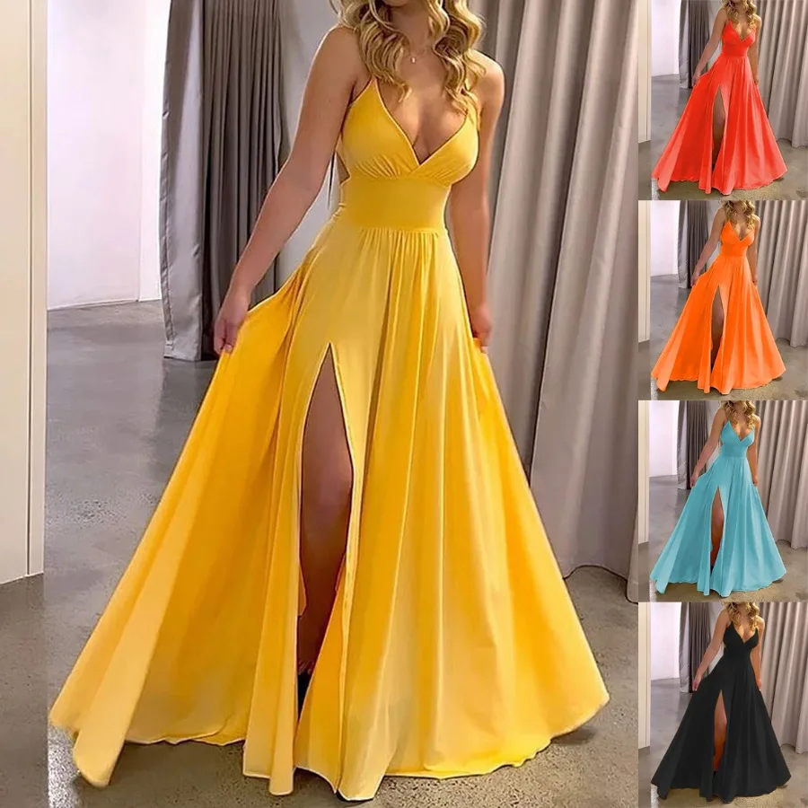 【New style】2026 spring new European and American - women's clothes are elegant and slim waist waist solid color dress - and hig
【New style】2026 spring new European and American - women's clothes are elegant and slim waist waist solid color dress - and hig