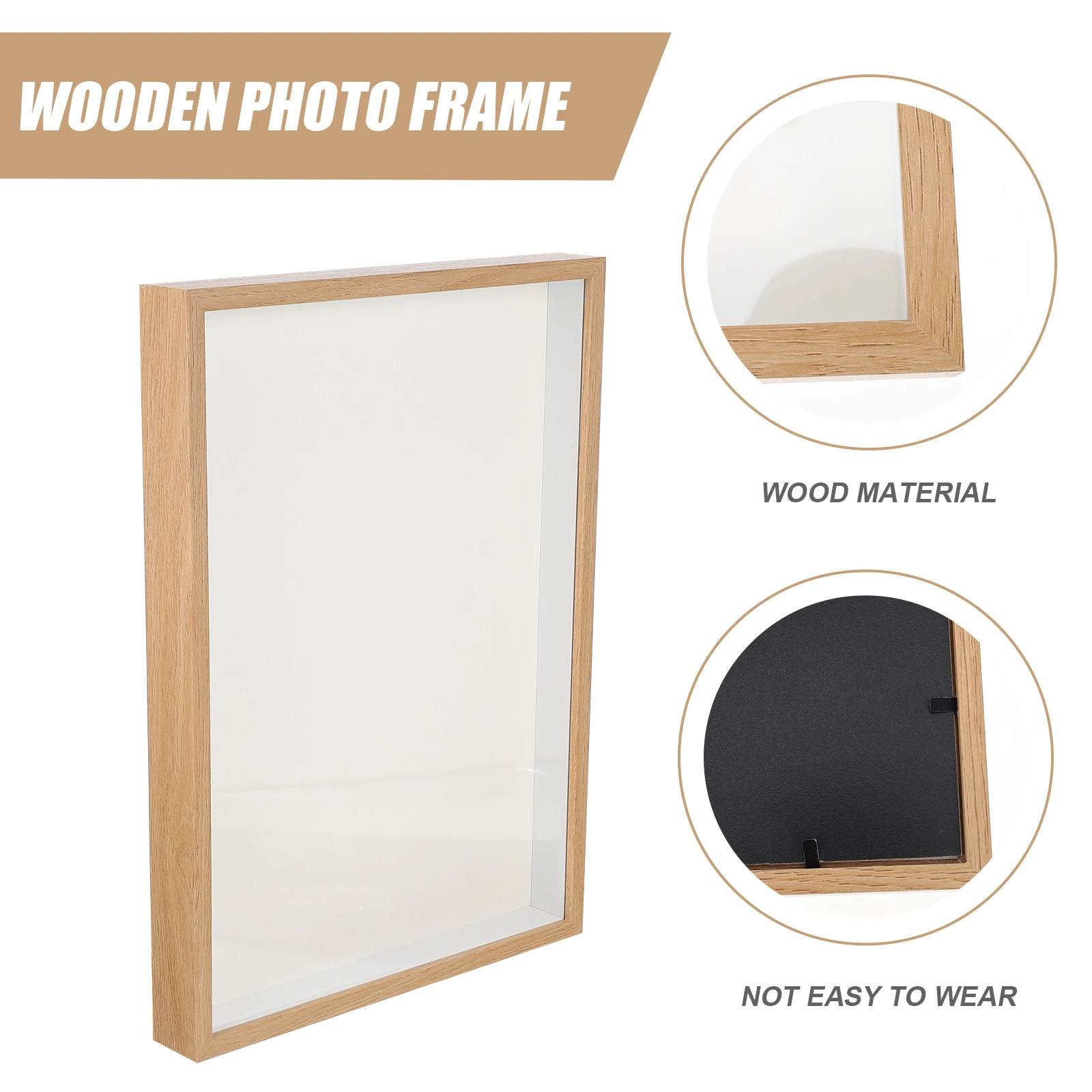 Wooden Photo Frame Simple Desktop Picture Frames Holder Rustic Display Stand Home Decor Practical Fine Workmanship Stable Base
Wooden Photo Frame Simple Desktop Picture Frames Holder Rustic Display Stand Home Decor Practical Fine Workmanship Stable Base