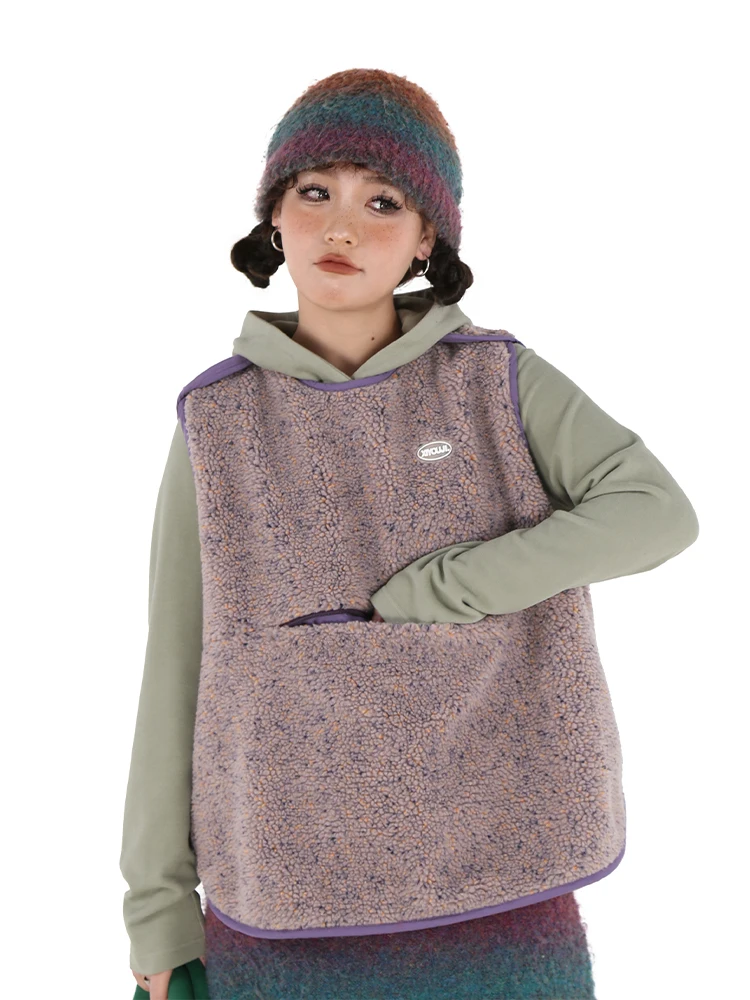 Оригинальный зимний круглый жилет из искусственного меха Ne, женский модный теплый пуловер, экологически чистая верхняя одежда из смеси полиэстера
Оригинальный зимний круглый жилет из искусственного меха Ne, женский модный теплый пуловер, экологически чистая верхняя одежда из смеси полиэстера