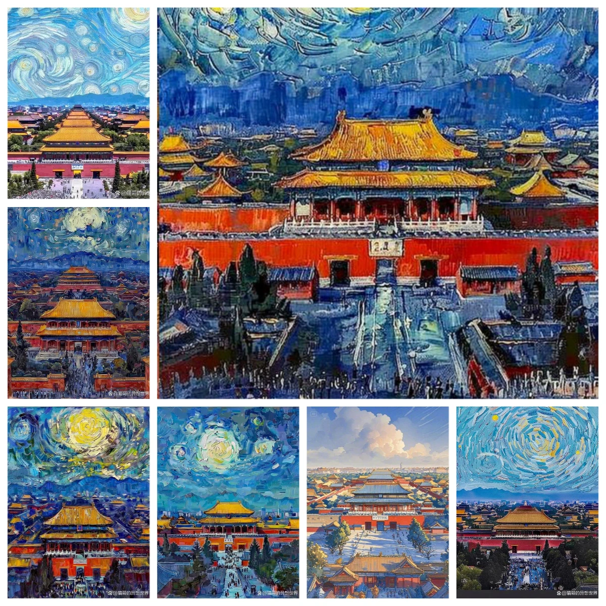 Forbidden City Starry Night Style 500PCS Jigsaw Puzzle Van Gogh Inspired Creative Home Decor Gift
Forbidden City Starry Night Style 500PCS Jigsaw Puzzle Van Gogh Inspired Creative Home Decor Gift