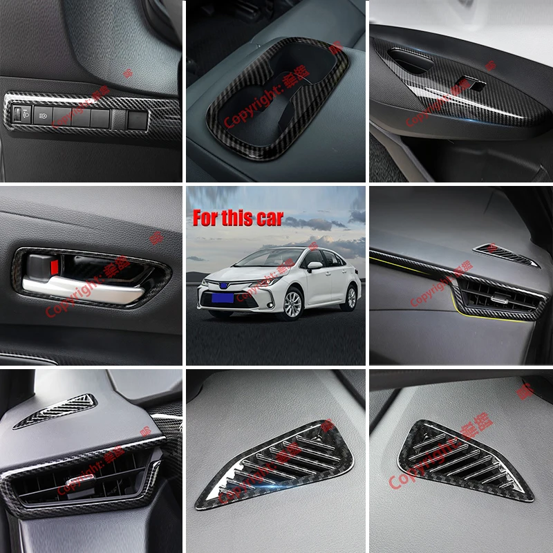 Для Toyota Corolla E210 седан 2019 2020, аксессуары, внутренняя кнопка переключателя, розетка переменного тока, держатель для чашки, ручка, накладка, украшение
Для Toyota Corolla E210 седан 2019 2020, аксессуары, внутренняя кнопка переключателя, розетка переменного тока, держатель для чашки, ручка, накладка, украшение