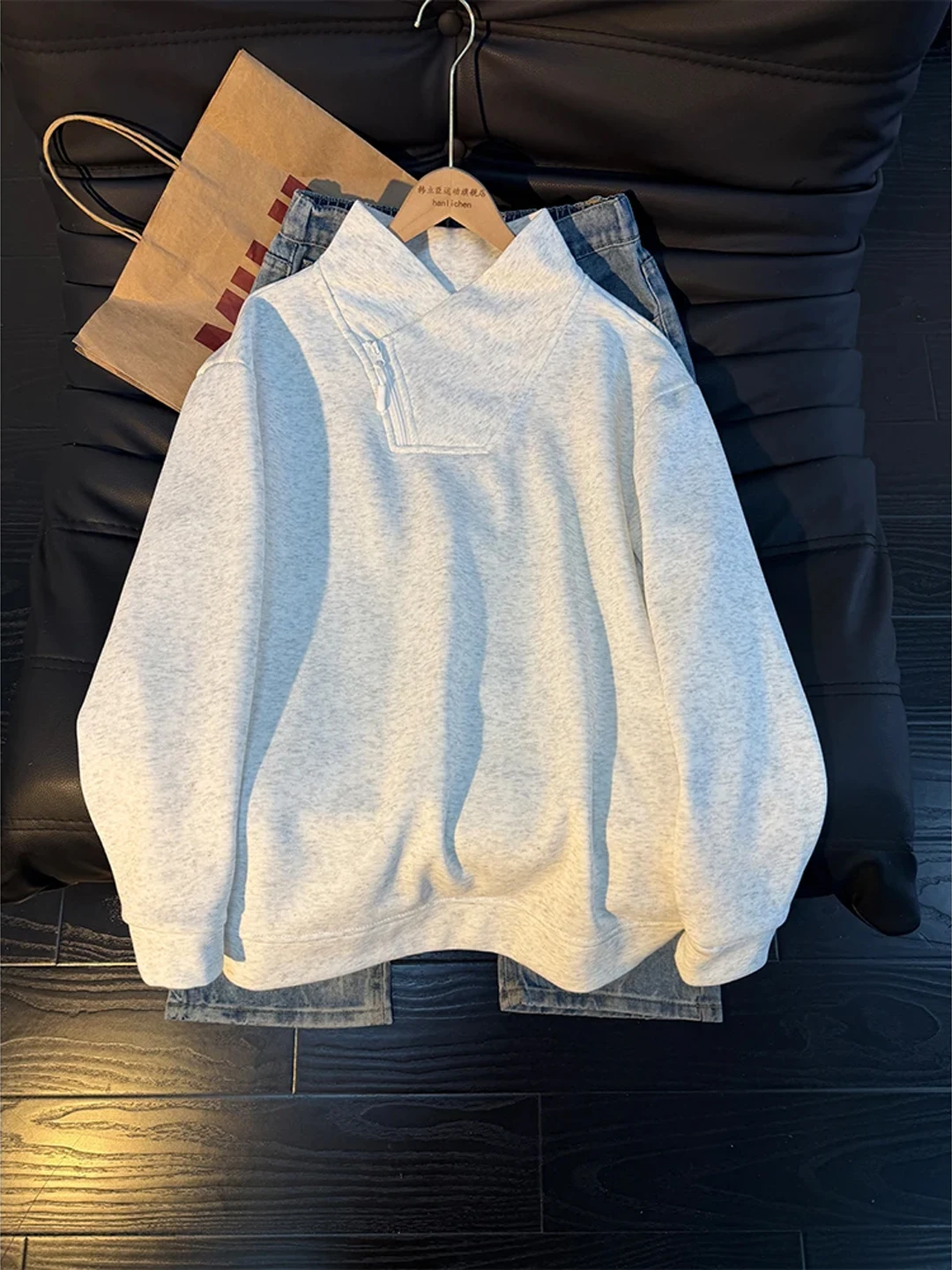 Cleanfit American Sle Hoodie Men's Thiened Fce Inner Wear Casual Outerwear Spring Autumn Winter Comfortable Loose Fit
Cleanfit American Sle Hoodie Men's Thiened Fce Inner Wear Casual Outerwear Spring Autumn Winter Comfortable Loose Fit