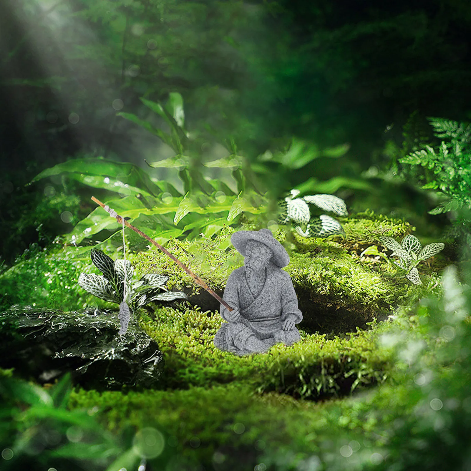 Lifelike Elderly For Bonsai Aquarium Garden Decor Miniature Statue Outdoor Fisherman Statue Outdoor Landscape Ornament
Lifelike Elderly For Bonsai Aquarium Garden Decor Miniature Statue Outdoor Fisherman Statue Outdoor Landscape Ornament