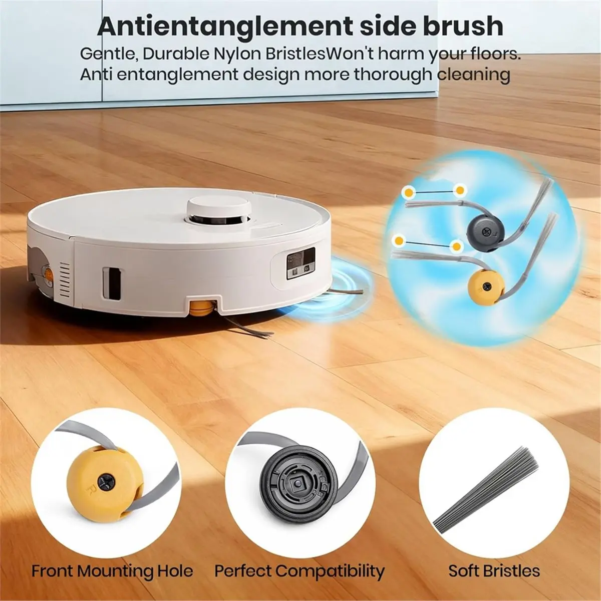 Комплект аксессуаров A60P из 24 предметов для робота-пылесоса Roborock Qrevo Curv 2 Flow: основные и боковые щетки, фильтры, роликовые насадки, мешки для сбора пыли
Комплект аксессуаров A60P из 24 предметов для робота-пылесоса Roborock Qrevo Curv 2 Flow: основные и боковые щетки, фильтры, роликовые насадки, мешки для сбора пыли