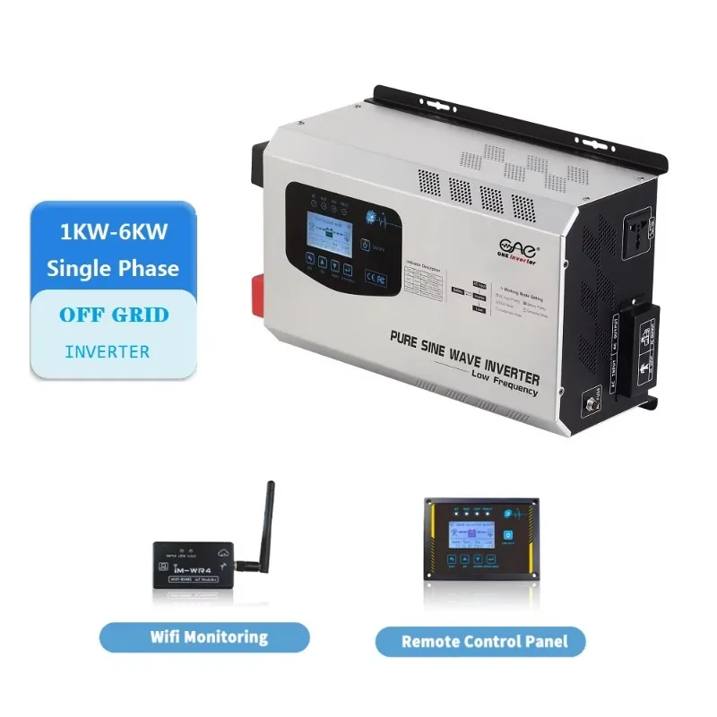 Single Phase 500W-6000W Power Inverter 12V 24V 48V Pure Sine Wave Charger with Toroidal Transformer for Home Use Air Conditioner
Single Phase 500W-6000W Power Inverter 12V 24V 48V Pure Sine Wave Charger with Toroidal Transformer for Home Use Air Conditioner