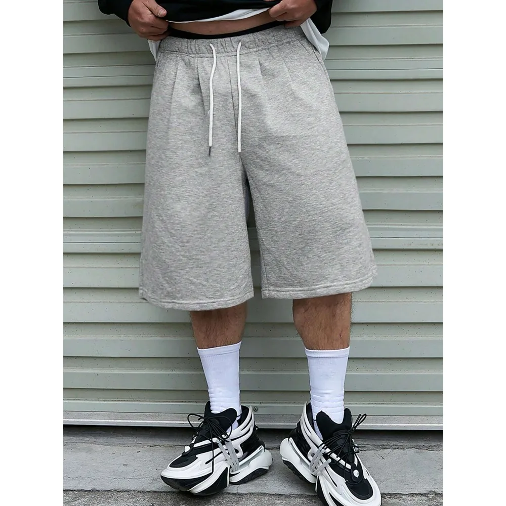 Men's drawstring waistband loose shorts sports shorts holographic solid color streetwear pure cotton mens shorts
Men's drawstring waistband loose shorts sports shorts holographic solid color streetwear pure cotton mens shorts