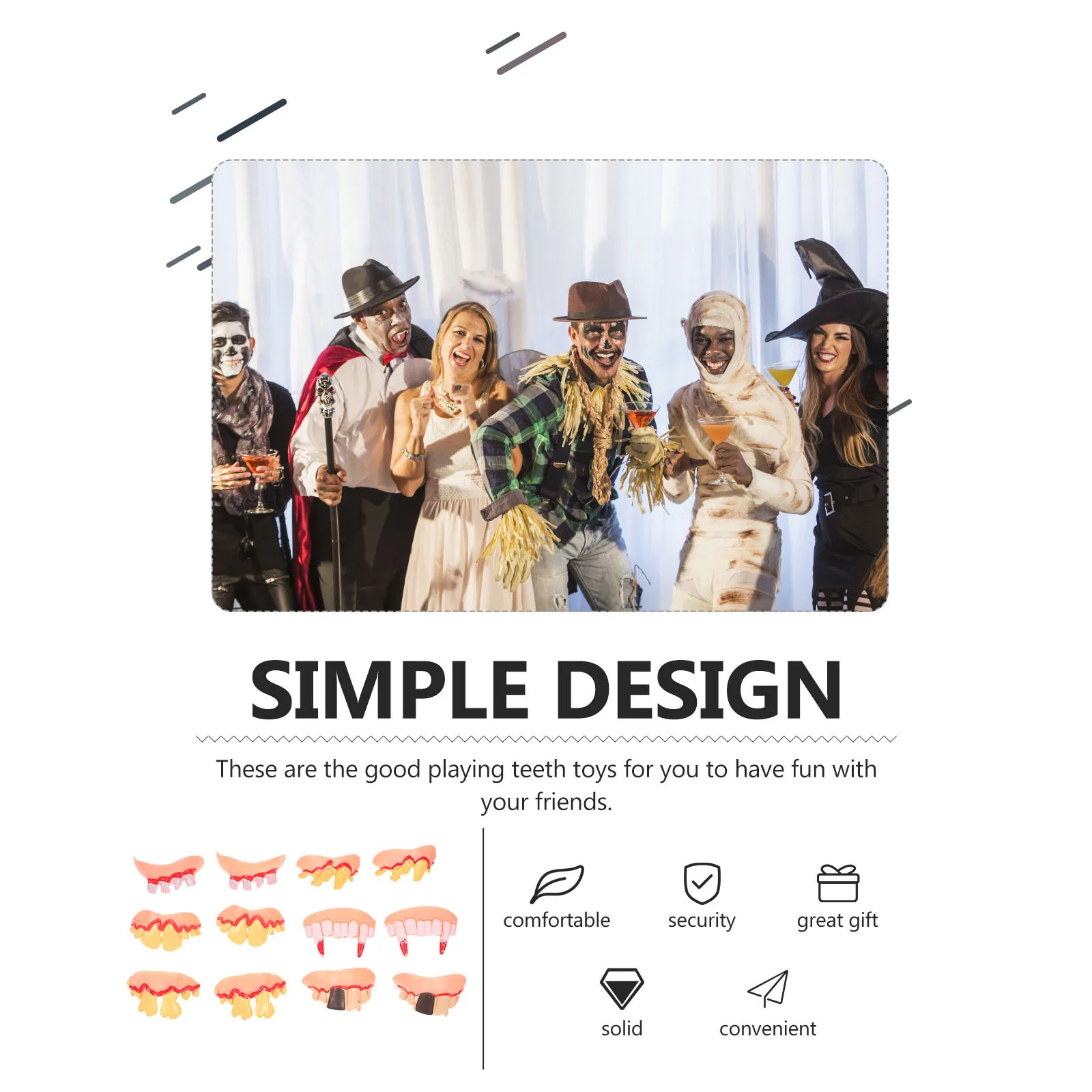 12 шт., реквизит для искусственных зубов, зубные протезы зомби на Хэллоуин, страшные забавные вечерние аксессуары для косплея, ролевые игры для взрослых, игры для розыгрышей
12 шт., реквизит для искусственных зубов, зубные протезы зомби на Хэллоуин, страшные забавные вечерние аксессуары для косплея, ролевые игры для взрослых, игры для розыгрышей