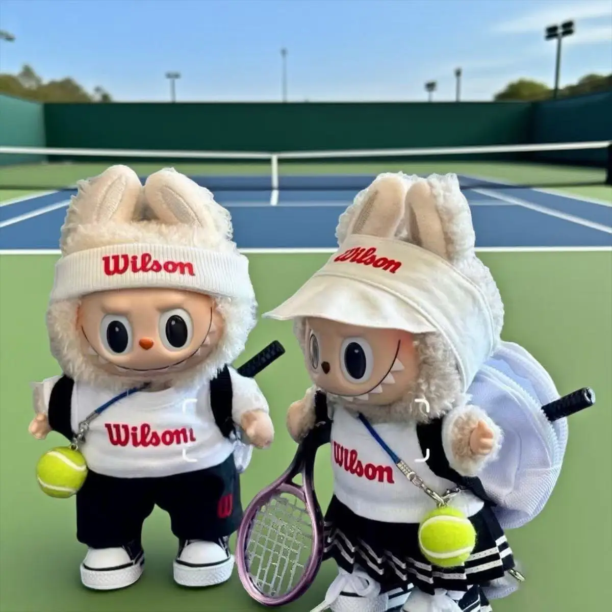 For 17cm Labubu Doll Clothing set Tennis T- Shirt Hat Pants skirt Shoes Outfit Labubu 3.0 Dolls Clothes Diy Toys Accessories
For 17cm Labubu Doll Clothing set Tennis T- Shirt Hat Pants skirt Shoes Outfit Labubu 3.0 Dolls Clothes Diy Toys Accessories