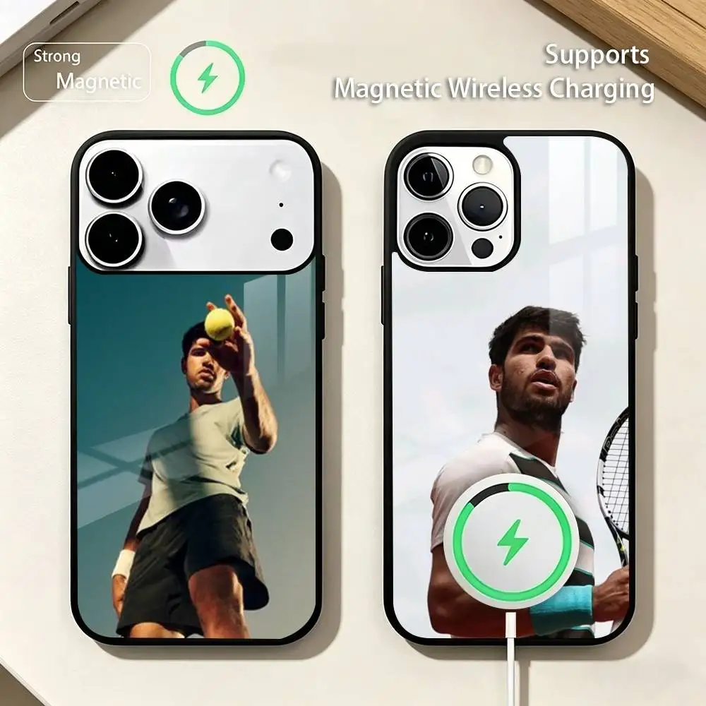 C-Carlos A-Alcaraz T-Tennis Phone Case For iPhone17,16,15,14,13,12,11 Plus,Pro Supports Magnetic Wireless Charging
C-Carlos A-Alcaraz T-Tennis Phone Case For iPhone17,16,15,14,13,12,11 Plus,Pro Supports Magnetic Wireless Charging