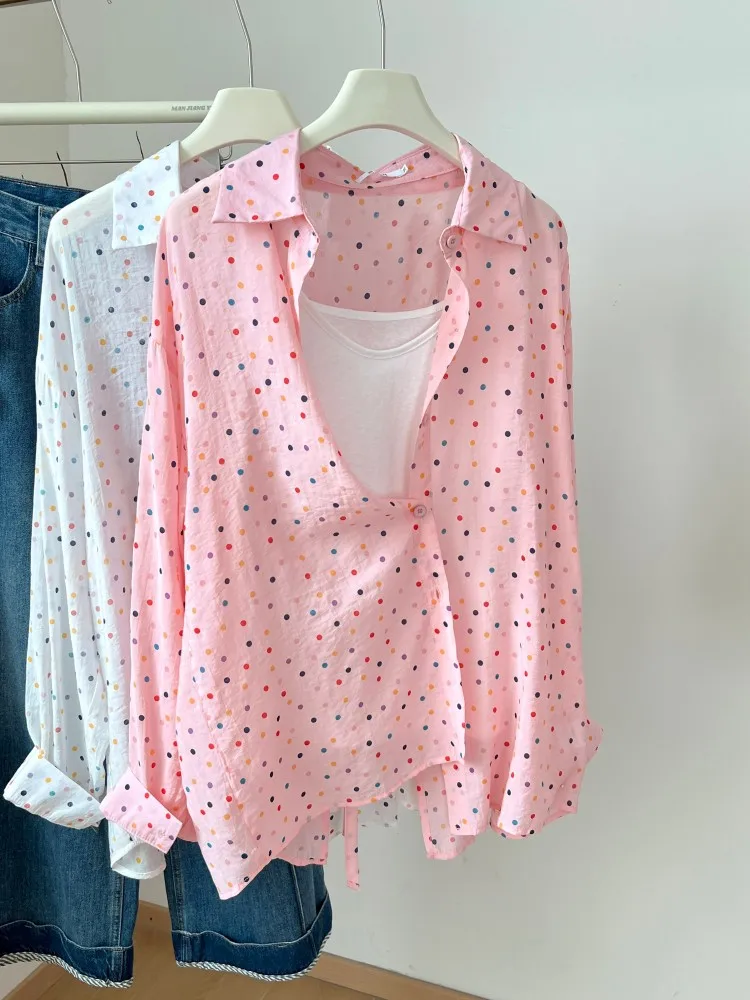 Sunscreen Shirt Women's Long Sleeved 2025 Summer New Versatile Cardigan Thin Coat Simplicity Fashion Clothing
Sunscreen Shirt Women's Long Sleeved 2025 Summer New Versatile Cardigan Thin Coat Simplicity Fashion Clothing