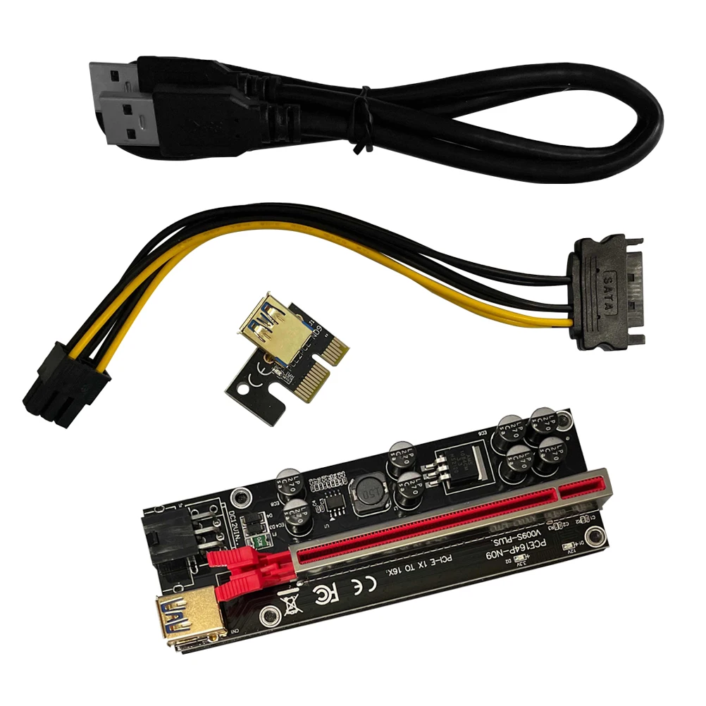 PCIE Graphics Card Extender Cable PCI Express Riser Adapter 1x to 16x Mining Gold Plated Stable Connection Computer
PCIE Graphics Card Extender Cable PCI Express Riser Adapter 1x to 16x Mining Gold Plated Stable Connection Computer