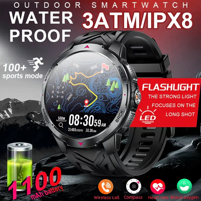 2026 T-REX NEWSmartwatch Мужские 1,7 "Компас с большим дисплеем, 1100 мАч, аккумулятор большой емкости, 3 атм, водонепроницаемые умные часы с Bluetooth и вызовом
2026 T-REX NEWSmartwatch Мужские 1,7 "Компас с большим дисплеем, 1100 мАч, аккумулятор большой емкости, 3 атм, водонепроницаемые умные часы с Bluetooth и вызовом