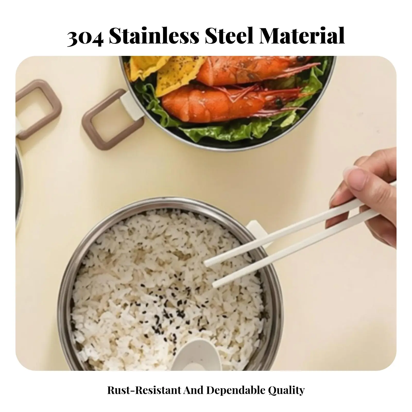 Ланч-бокс из нержавеющей стали, многоярусный контейнер для еды с крышкой, разделенный на отсеки, для офиса, современный минималистичный дизайн
Ланч-бокс из нержавеющей стали, многоярусный контейнер для еды с крышкой, разделенный на отсеки, для офиса, современный минималистичный дизайн