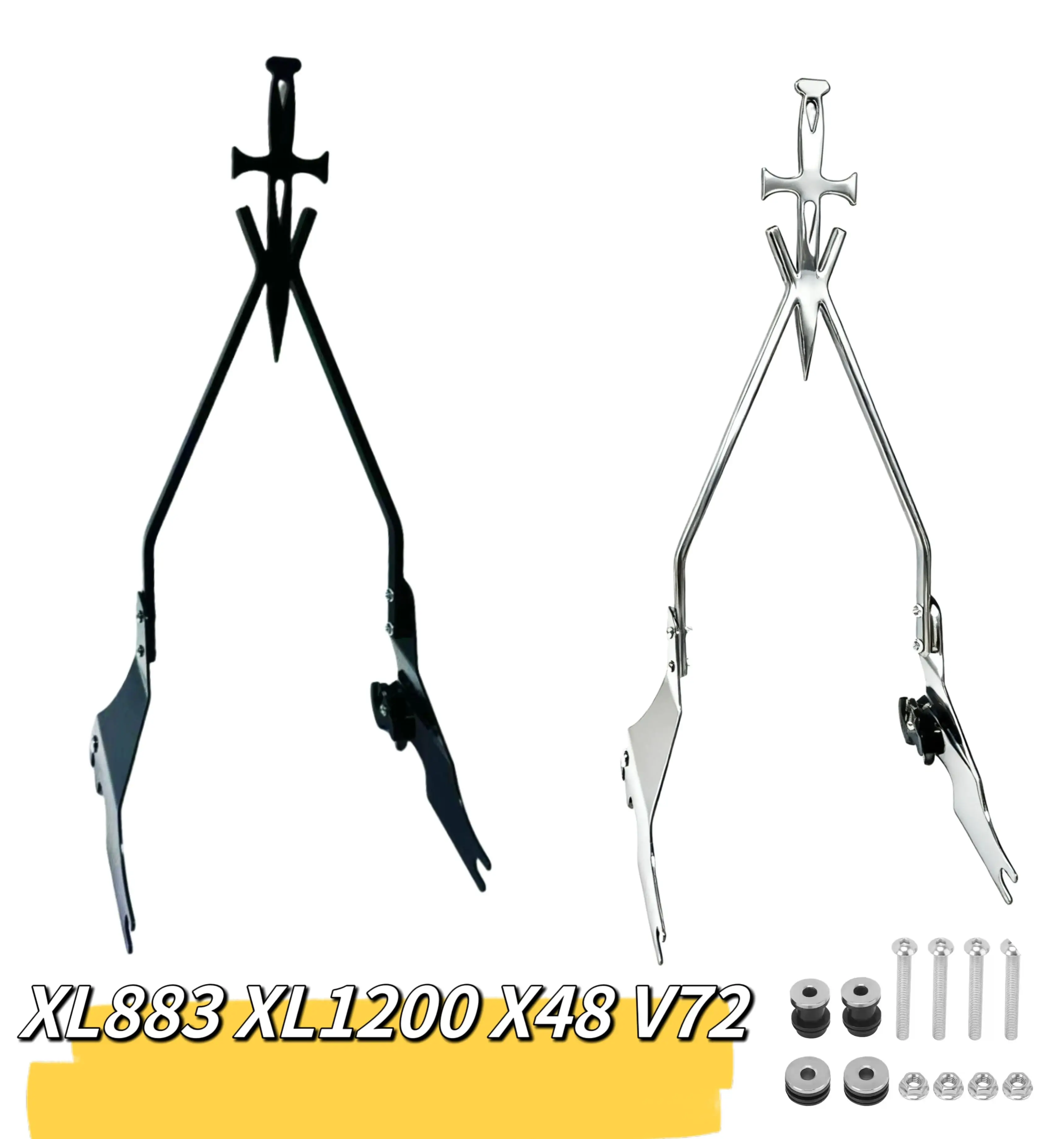 Motorcycle Sissy Bar Detachable Backrest For Harley Sportster XL883 XL1200 X48 V72 Superlow XL 883 1200 48 72 Passenger Sissybar
Motorcycle Sissy Bar Detachable Backrest For Harley Sportster XL883 XL1200 X48 V72 Superlow XL 883 1200 48 72 Passenger Sissybar