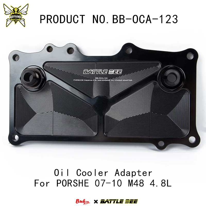 BATTLEBEE Engine Oil Cooler Adapter Automotive Car Aluminum Alloy With Connectors Fitting For PORSHE 07-10 M48 4.8L BB-OCA-123
BATTLEBEE Engine Oil Cooler Adapter Automotive Car Aluminum Alloy With Connectors Fitting For PORSHE 07-10 M48 4.8L BB-OCA-123