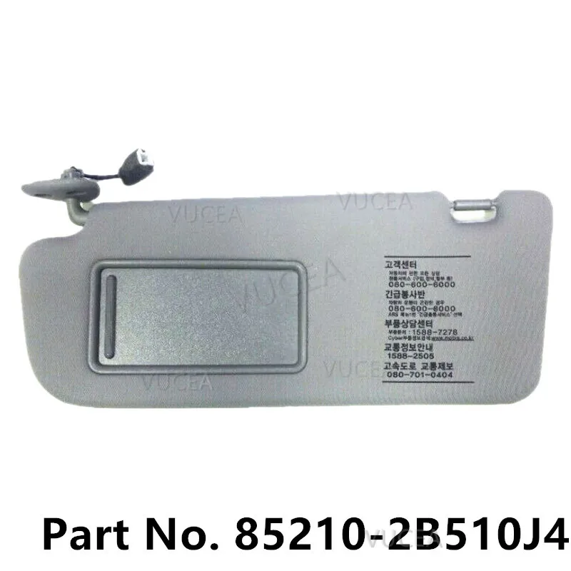 Genuine Inside Sun Visor Gray LH Gray 1 Pcs For 7006 2009 Hyundai Santa Fe 852102B510J4 85210 2B510J4 85210-2B510J4
Genuine Inside Sun Visor Gray LH Gray 1 Pcs For 7006 2009 Hyundai Santa Fe 852102B510J4 85210 2B510J4 85210-2B510J4