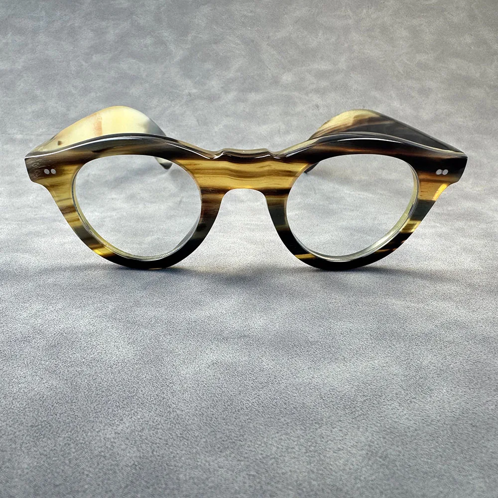 Men's Glasses Frames Vintage Owl Unique Optical Lenses Eyeglasses Handmade Honey Black Horn Prescription Reading Eyeglass Frames
Men's Glasses Frames Vintage Owl Unique Optical Lenses Eyeglasses Handmade Honey Black Horn Prescription Reading Eyeglass Frames