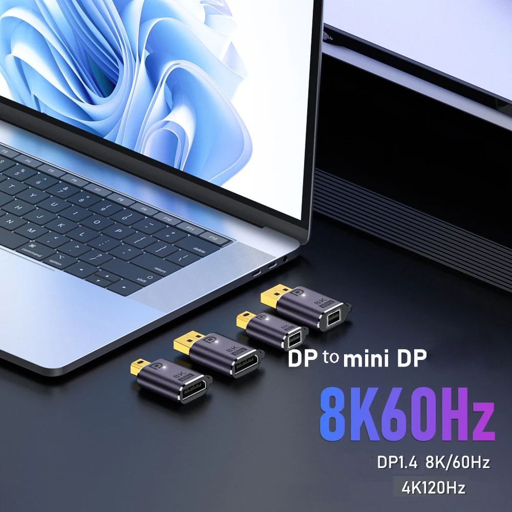 Mini DP to Big DP Converter 8K60HZ DP Male to Female Bidirectional Conversion Adapter Display Port Video Audio Extend Cable Plug
Mini DP to Big DP Converter 8K60HZ DP Male to Female Bidirectional Conversion Adapter Display Port Video Audio Extend Cable Plug