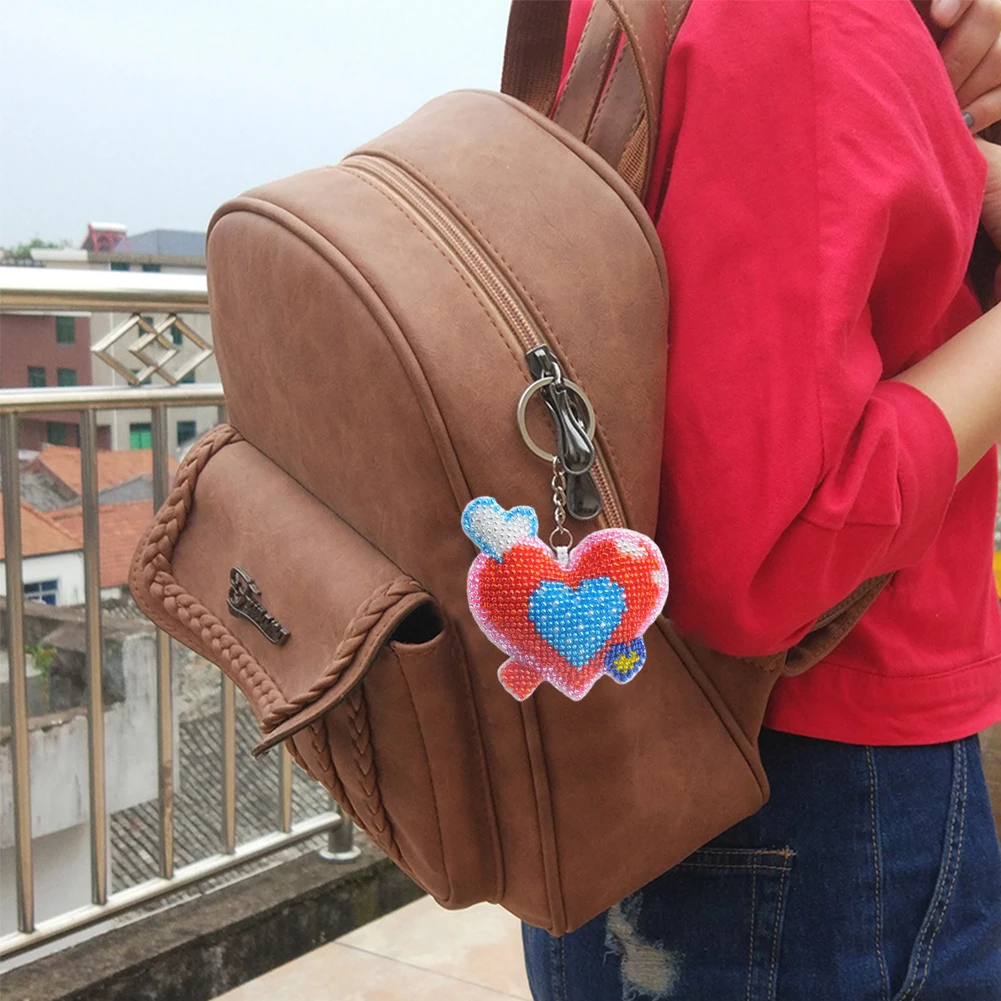 Animal Heart Lollipop Mosaic Beads Embroidery Keyrings Art Handmade Beads Cross Stitch Keyring Kit for Adults
Animal Heart Lollipop Mosaic Beads Embroidery Keyrings Art Handmade Beads Cross Stitch Keyring Kit for Adults