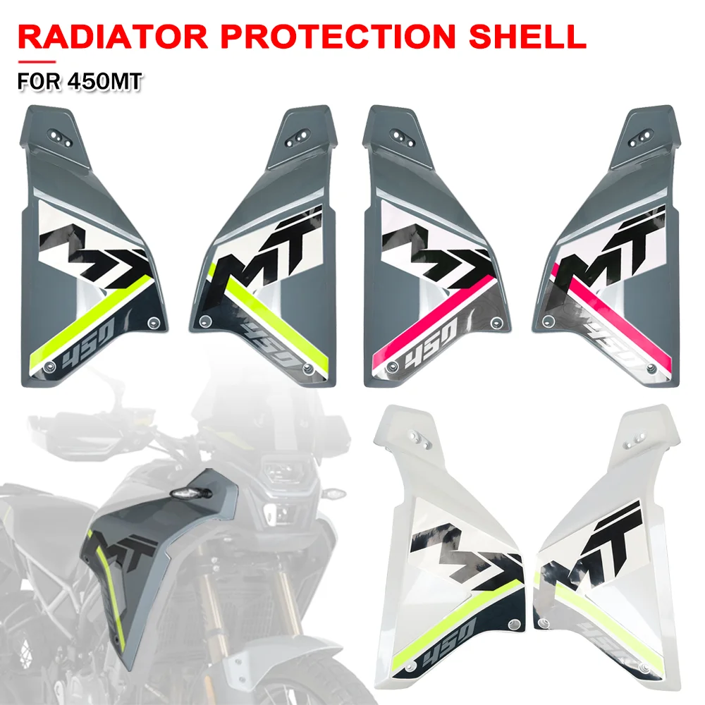 Motorcycle Radiator Protective Shell with Sticker For CFMOTO 450MT 450 MT Left and Right Pannel Water Tank Cover Accessories 
Motorcycle Radiator Protective Shell with Sticker For CFMOTO 450MT 450 MT Left and Right Pannel Water Tank Cover Accessories