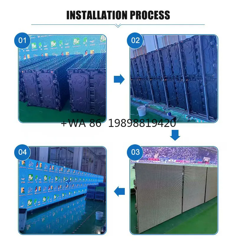 P1.86 P2.5 LED Poster Screen, Indoor/Outdoor Portable Foldable Video Wall, IP65 Waterproof, Customizable Size, 2-Year Warranty
P1.86 P2.5 LED Poster Screen, Indoor/Outdoor Portable Foldable Video Wall, IP65 Waterproof, Customizable Size, 2-Year Warranty