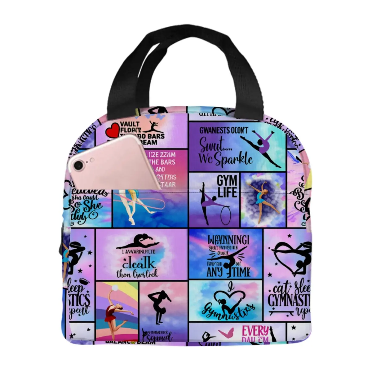 Simple Yoga Dance 2D Flat Cartoon Insulated Lunch Bag Best Gift for Boys/Girls Small School Cooler Bag Aluminum Foil Picnic
Simple Yoga Dance 2D Flat Cartoon Insulated Lunch Bag Best Gift for Boys/Girls Small School Cooler Bag Aluminum Foil Picnic