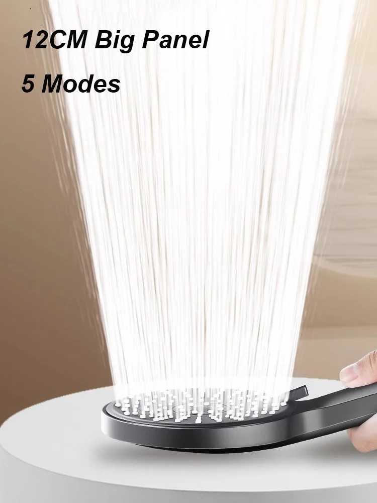 New 5 Modes Adjutable Shower Head High Pressure Water Saving Sprayer Nozzle Rainfall Handheld Shower Head Bathroom Accessorie
New 5 Modes Adjutable Shower Head High Pressure Water Saving Sprayer Nozzle Rainfall Handheld Shower Head Bathroom Accessorie