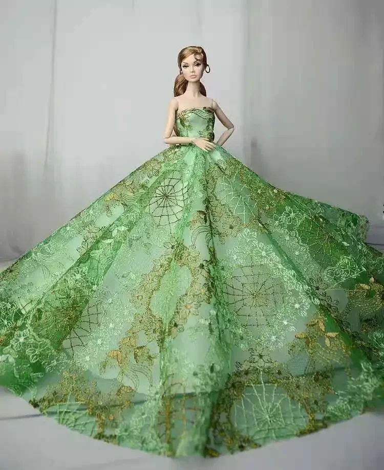 Одежда для куклы 1/6 BJD, зеленое золото, цветочное свадебное платье, платье принцессы, одежда для Барби, наряды, аксессуары для кукол 11,5 дюйма, игрушки
Одежда для куклы 1/6 BJD, зеленое золото, цветочное свадебное платье, платье принцессы, одежда для Барби, наряды, аксессуары для кукол 11,5 дюйма, игрушки