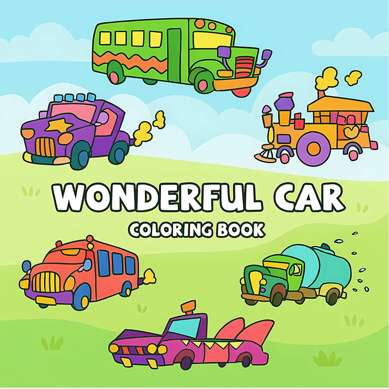 WONDERFUL CAR Coloring Book: Healing Educational Picture Book for Children - Inspiring Creativity and Relaxation
WONDERFUL CAR Coloring Book: Healing Educational Picture Book for Children - Inspiring Creativity and Relaxation