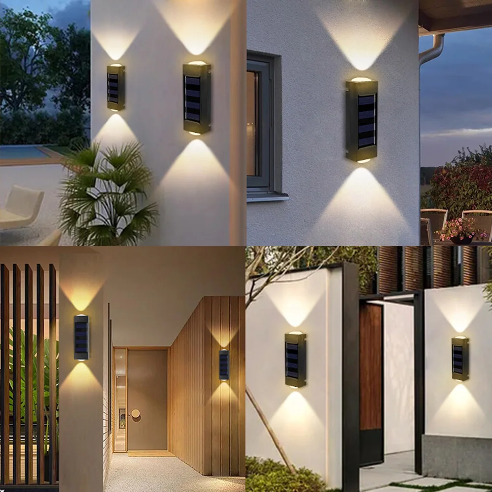 Solar Led Lights Up and Down Lighting Solar Lights For Garden Street Landscape Balcony Decor Solar Wall Lamp Outdoor Waterproof
Solar Led Lights Up and Down Lighting Solar Lights For Garden Street Landscape Balcony Decor Solar Wall Lamp Outdoor Waterproof