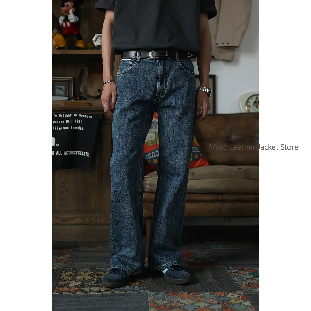 Джинсы Secondorder FW23 Boot Cut из выстиранного денима, ретро-модель с расклешенными штанинами для мужчин
Джинсы Secondorder FW23 Boot Cut из выстиранного денима, ретро-модель с расклешенными штанинами для мужчин