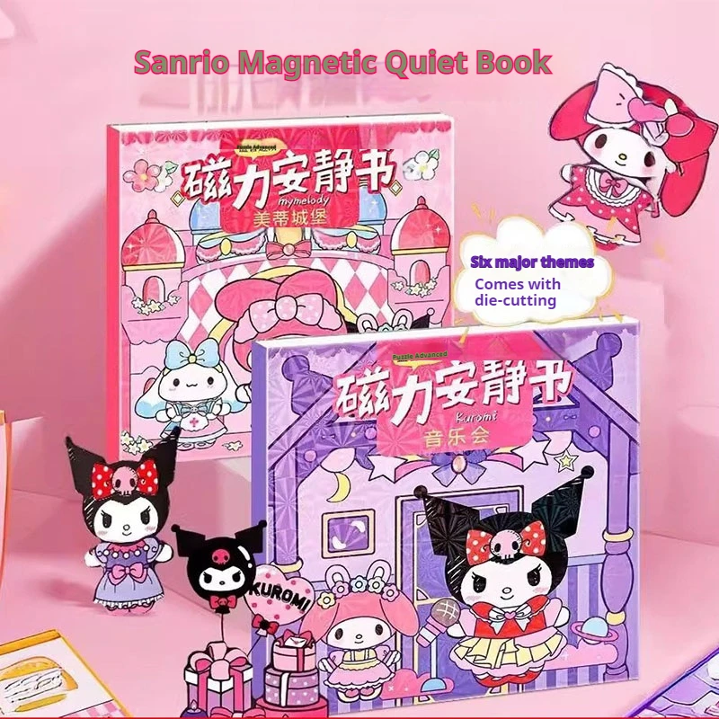 Sanrio новинка, Детская Магнитная Бесшумная Книга ручной работы «сделай сам», куроми мелодия, подарок на день рождения, магнитный полный ассортимент игрушек
Sanrio новинка, Детская Магнитная Бесшумная Книга ручной работы «сделай сам», куроми мелодия, подарок на день рождения, магнитный полный ассортимент игрушек