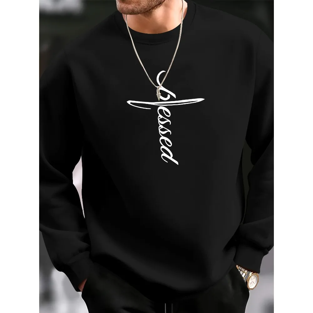 Creative Print Men's Long Sleeve Crew Neck Sweatshirt, Pullover Sweatshirt, Casual Comfy Versatile Top For Autumn Outdoor Sports
Creative Print Men's Long Sleeve Crew Neck Sweatshirt, Pullover Sweatshirt, Casual Comfy Versatile Top For Autumn Outdoor Sports