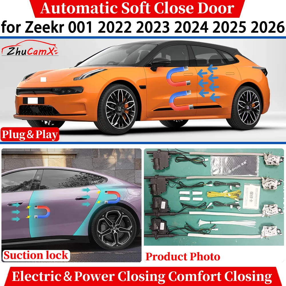 for Zeekr 001 2022 2023 2024 2025 2026 Car Automatic Soft Close Door Electric Power Comfort Closing Suction lock Quiet System
for Zeekr 001 2022 2023 2024 2025 2026 Car Automatic Soft Close Door Electric Power Comfort Closing Suction lock Quiet System