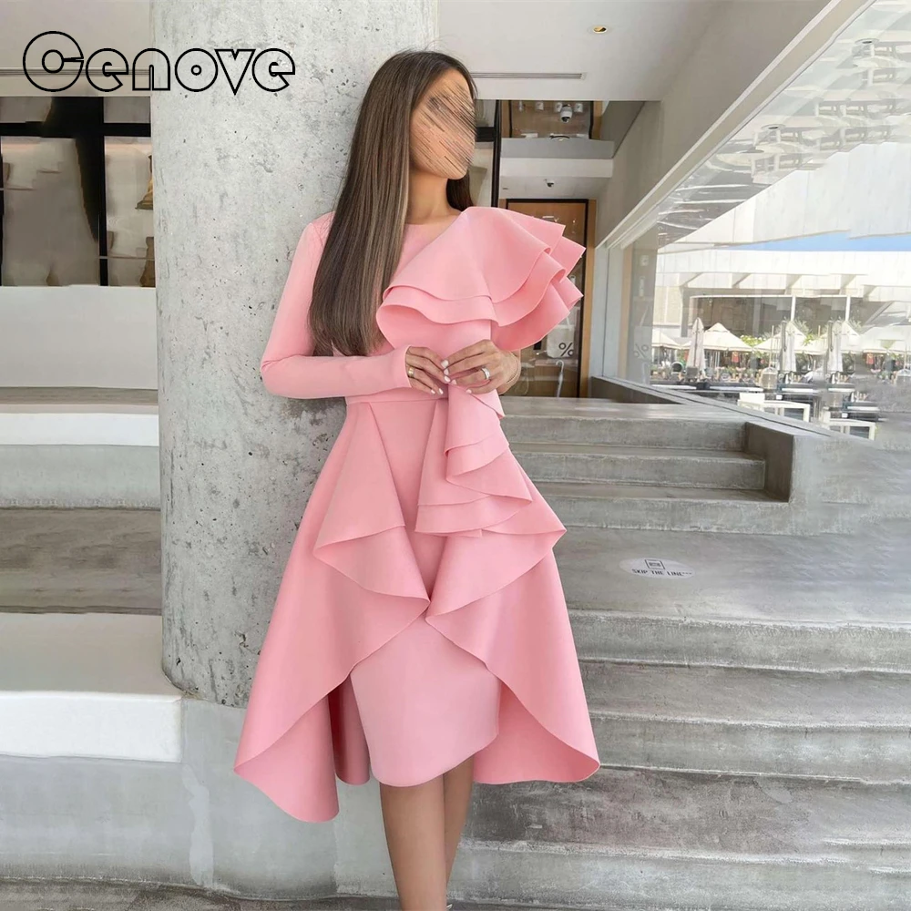 Cenove 2024 Arab Dubai O Neckline Prom Dress Short Sleeves With Tea Length Evening Fashion Elegant Party Dress For Women
Cenove 2024 Arab Dubai O Neckline Prom Dress Short Sleeves With Tea Length Evening Fashion Elegant Party Dress For Women