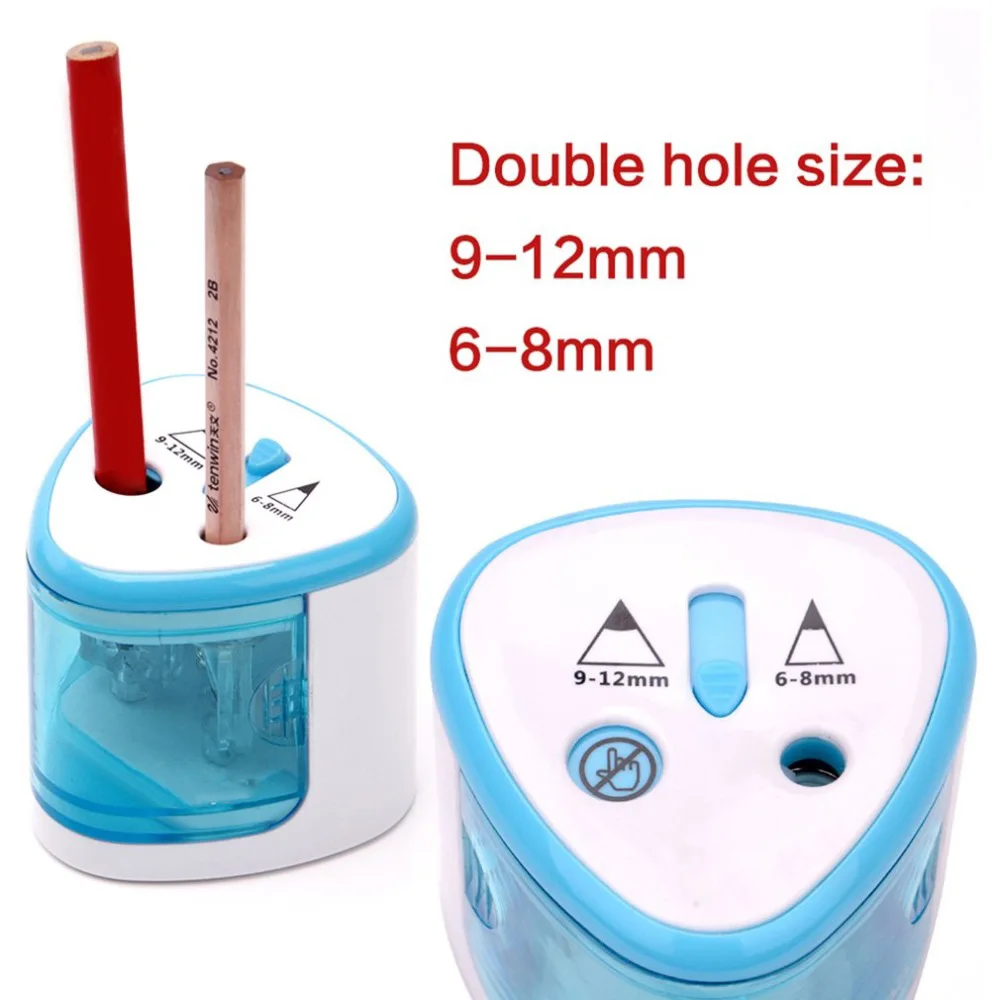 Electric Auto Pencil Sharpener for School Students Helical Steel Blade Sharpener Pencils for Kids Adults Stationery Dropshipping
Electric Auto Pencil Sharpener for School Students Helical Steel Blade Sharpener Pencils for Kids Adults Stationery Dropshipping