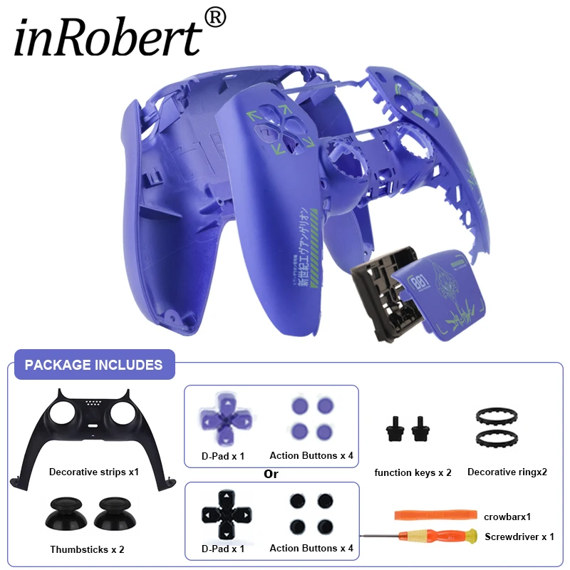 For PS5 Controller Faceplate BDM-010/020/030/040/050 Full Replacement Shell Kit with Buttons & Thumbsticks Parts Precision Fit
For PS5 Controller Faceplate BDM-010/020/030/040/050 Full Replacement Shell Kit with Buttons & Thumbsticks Parts Precision Fit