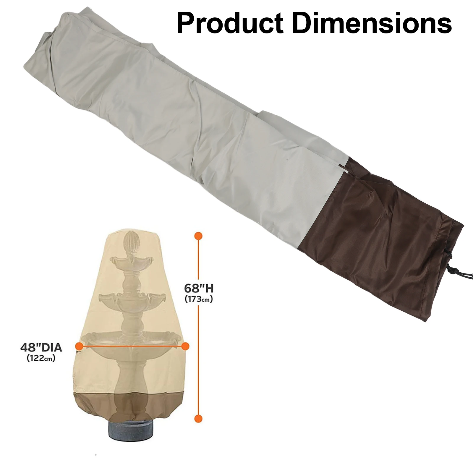 Чехол для садового фонтана из ткани Оксфорд 210D, защитный чехол для уличного фонтана, индивидуальный пошив, пылезащитный материал
Чехол для садового фонтана из ткани Оксфорд 210D, защитный чехол для уличного фонтана, индивидуальный пошив, пылезащитный материал