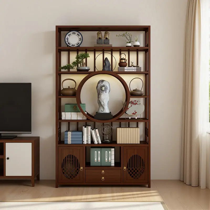 New Chinese Bogu Rack Antique Shelf Fuduo Treasure Pavilion Display Cabinet Living Room
New Chinese Bogu Rack Antique Shelf Fuduo Treasure Pavilion Display Cabinet Living Room