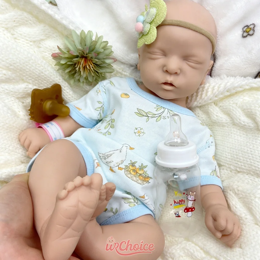 18Inch Lifelike Full Soft Silicone Reborn Baby Girl 3D Painting Waterproof Rebirth Doll Art Collection Toy for Doll Hobbyists
18Inch Lifelike Full Soft Silicone Reborn Baby Girl 3D Painting Waterproof Rebirth Doll Art Collection Toy for Doll Hobbyists
